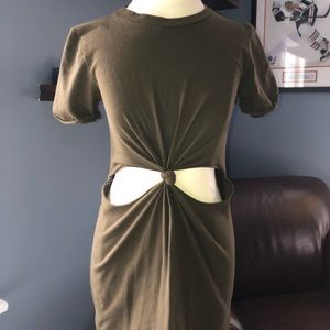 Urban Outfitters Cutout Tshirt Dress